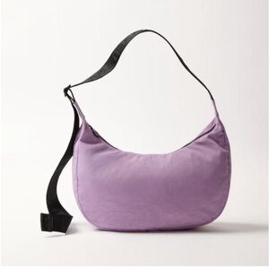 BAGGU medium nylon crescent bag in lavender
